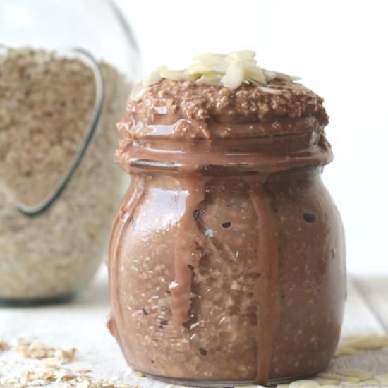 Cocoa Banana Overnight Oats
