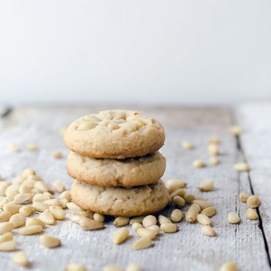 Pine Nut Tahini Cookies