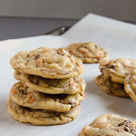 Butterscotch Toffee Cookies