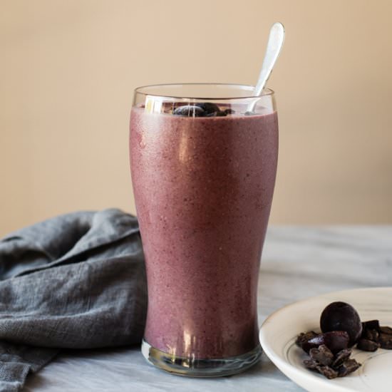 Chocolate Cherry Protein Shake