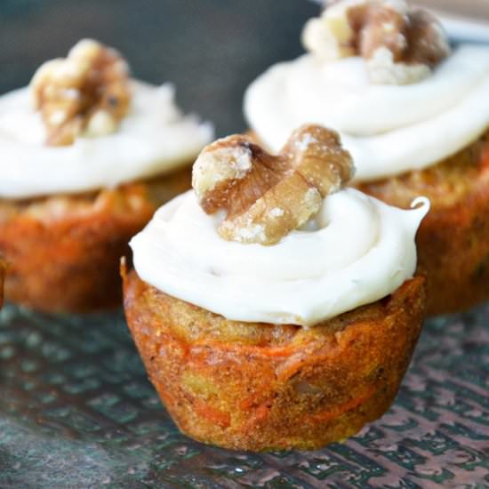 Vegan Carrot Cake Cupcake