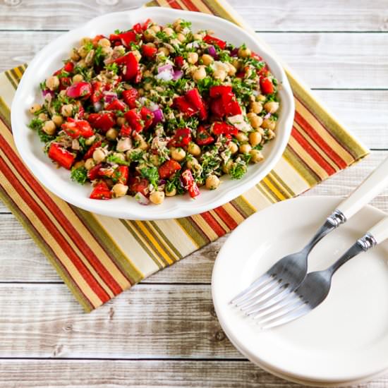 Garbanzo, Tuna, and Parsley Salad