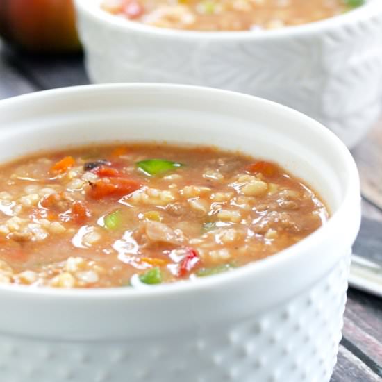 Stuffed Pepper Soup