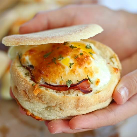 Egg, Ham and Cheese Muffin
