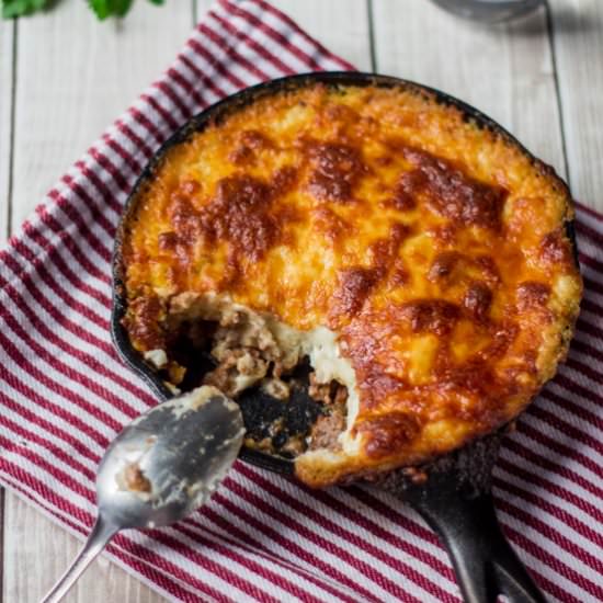 Beef and Mashed Potatoes Casserole