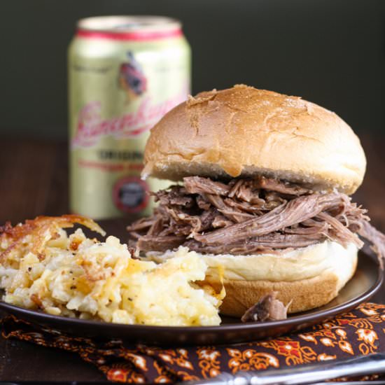 Easy Pulled Beef Sandwiches