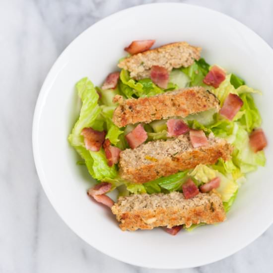 Quinoa Pattie Salad