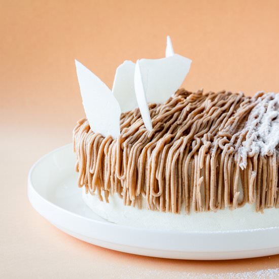 Entremet Mont-Blanc