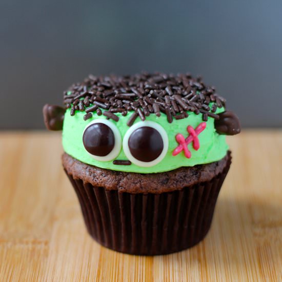 Frankenstein Cupcakes