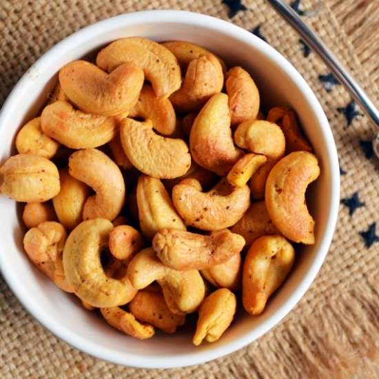 Oven Roasted Cashew Nuts
