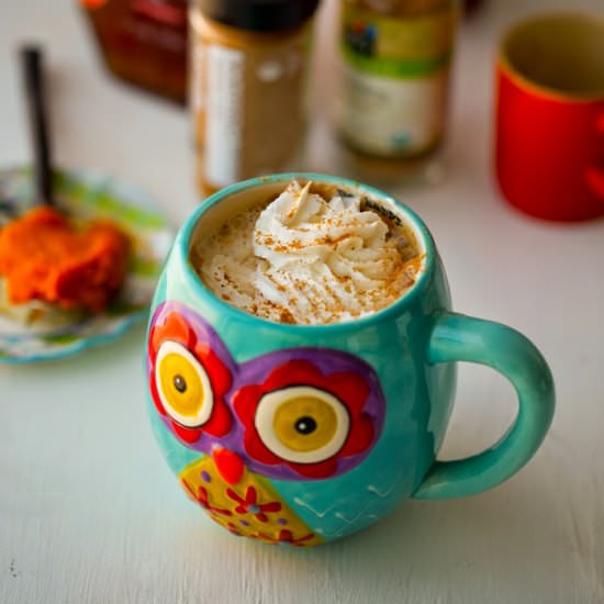 vegan pumpkin spice latte