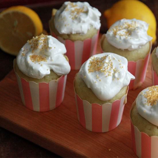 Lemon Olive Oil Cupcakes