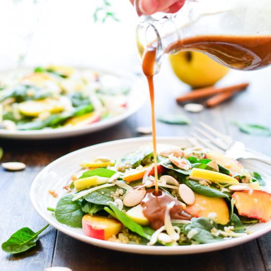 Peach & Apple Quinoa Salad