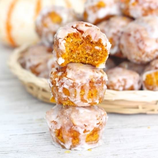 Baked Pumpkin Fritter Bites