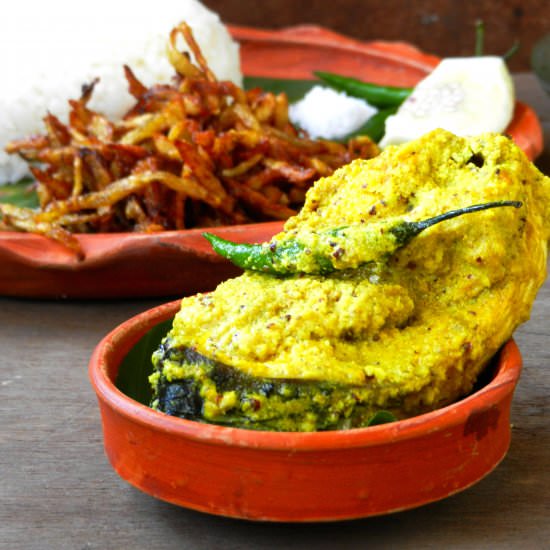 Steamed Hilsha In Mustard Gravy