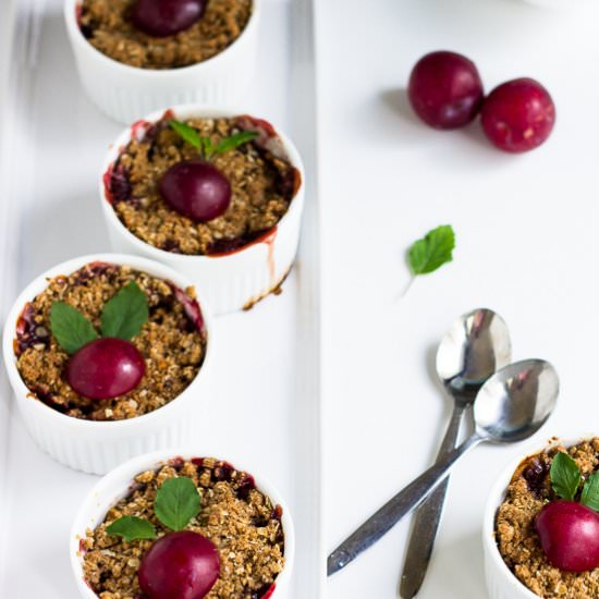 Apple and Plum Crisp