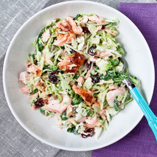 Salmon & Sweet Kale Salad