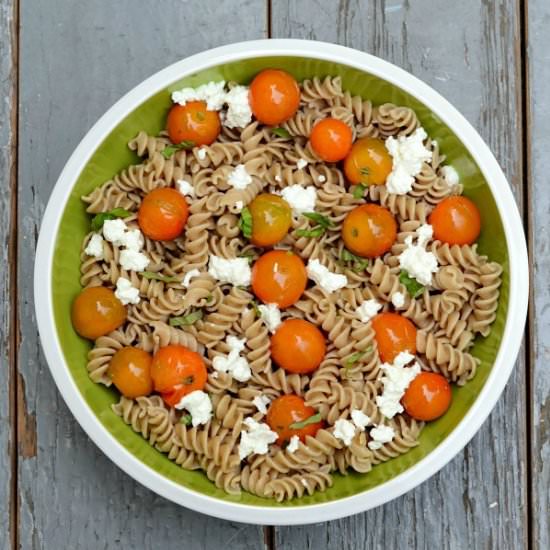 Cherry Tomato Ricotta Pasta