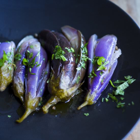 Moroccan Pickled Eggplant