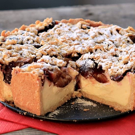 Cream Plum Tart