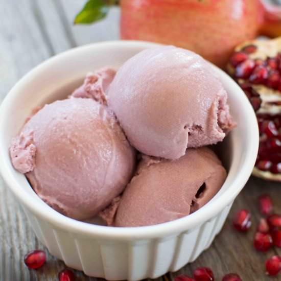 Pomegranate Ice Cream