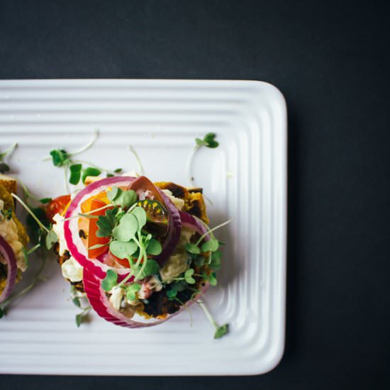Pimiento Cheese Veggie Burger