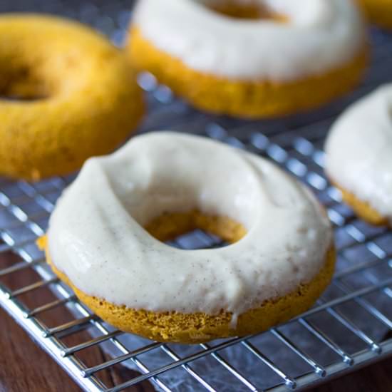 Pumpkin Maple Cinnamon Donuts