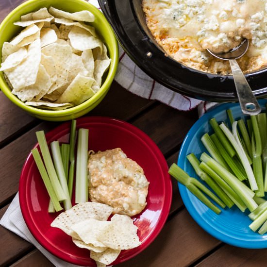 Slow Cooker Buffalo Chicken Dip