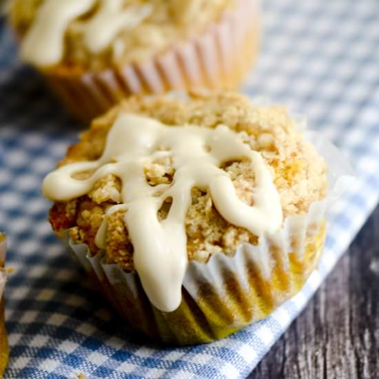 Pumpkin Struesel Muffins with Maple