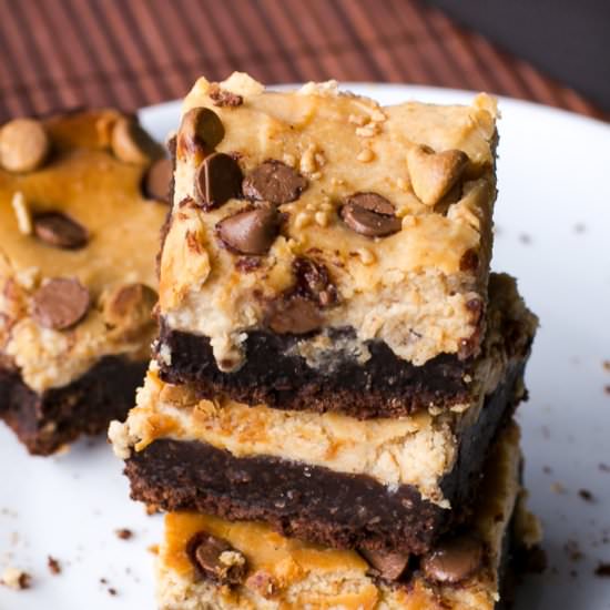 Peanut Butter Cheesecake Brownies