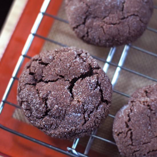 Chocolate Chocolate Chip Cookies