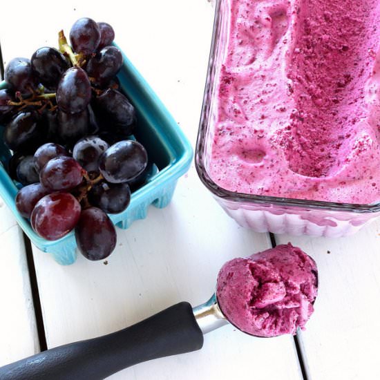Just Black Grapes Sorbet