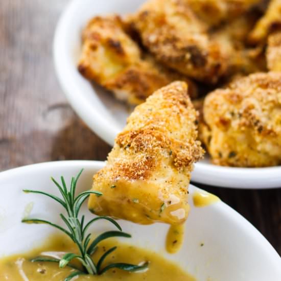 Crispy Tenders with Honey Mustard