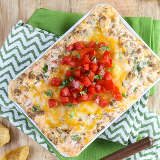 Cheesy Sausage Dip