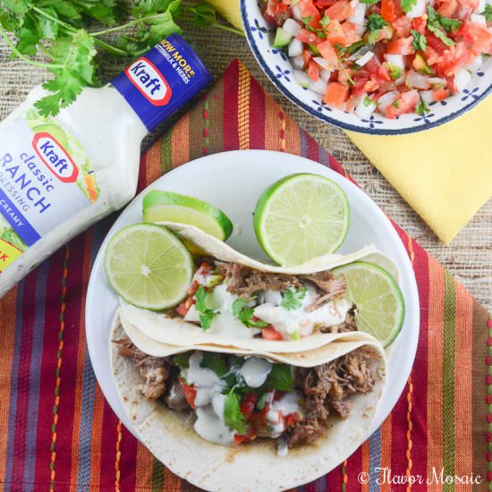 Zesty Ranch Slow Cooker Carnitas
