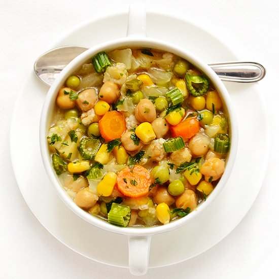 Chickpea and Cabbage Soup