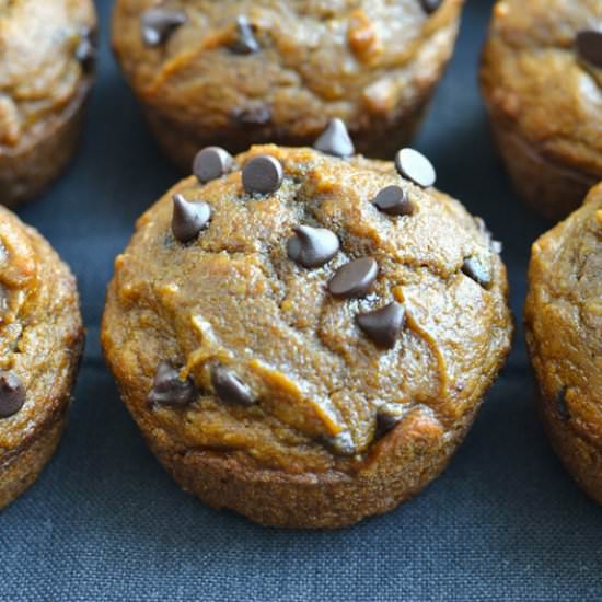 Whole Wheat Pumpkin Muffins