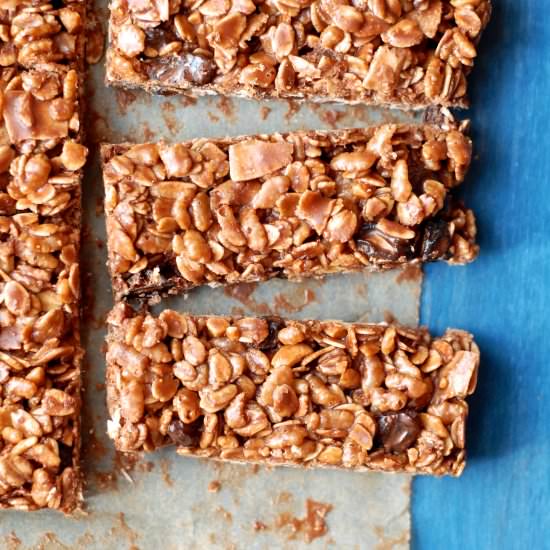 No Bake Crunch Bars