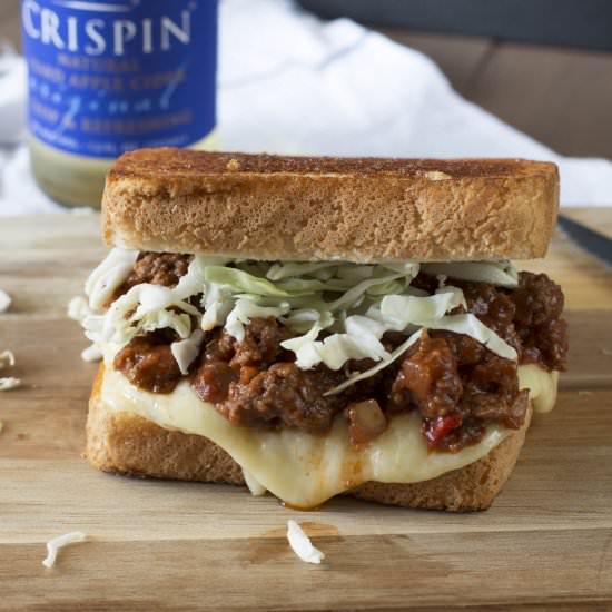 Sloppy Joe Grilled Cheese