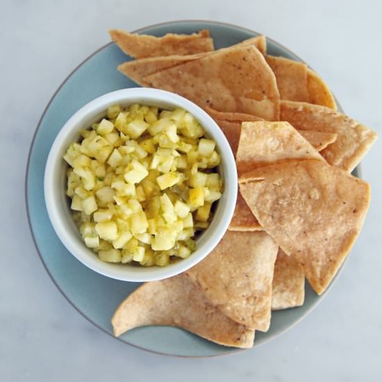 Pineapple and Pickle Salsa