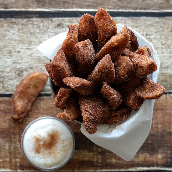 Cinnamon Sugar Apple Fries