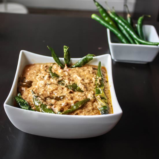MIRCHI KA SALAN/ GREEN CHILLY CURRY