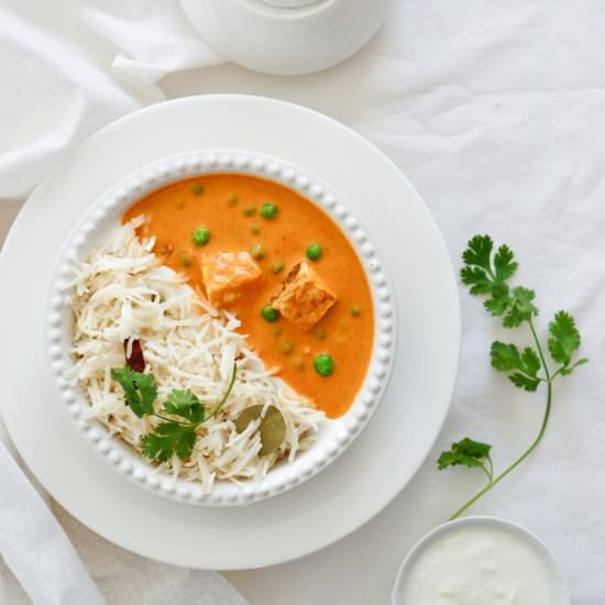 Tofu creamy curry
