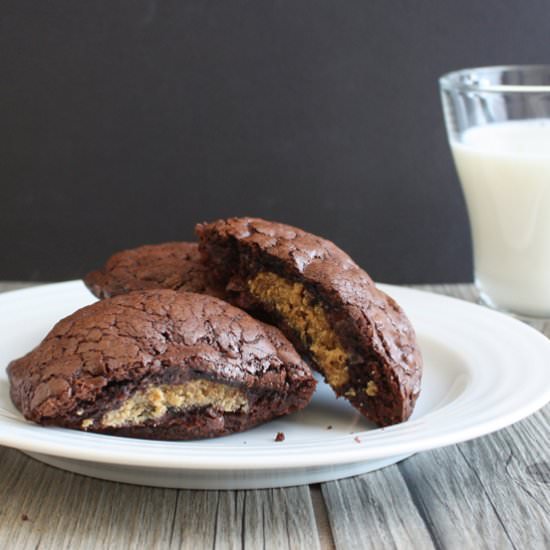 Chocolate Peanut Butter Cookies
