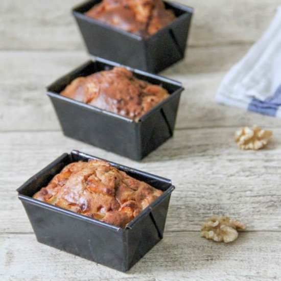 Apple Walnut Teacakes
