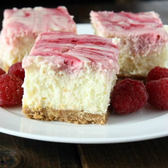 Lemon Raspberry Cheesecake Squares