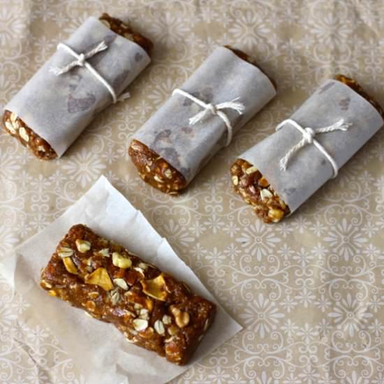Ginger Apple Walnut Bars
