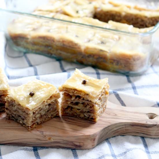 Easy baklava