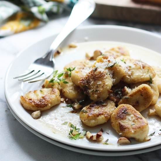 Crispy Gnocchi with Brown Butter