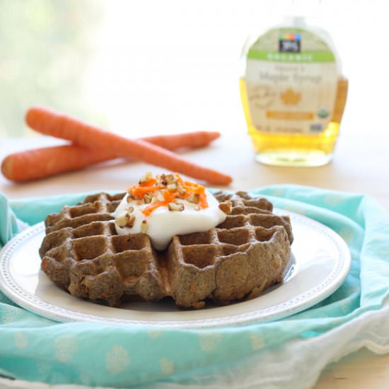 Carrot Cake Waffles